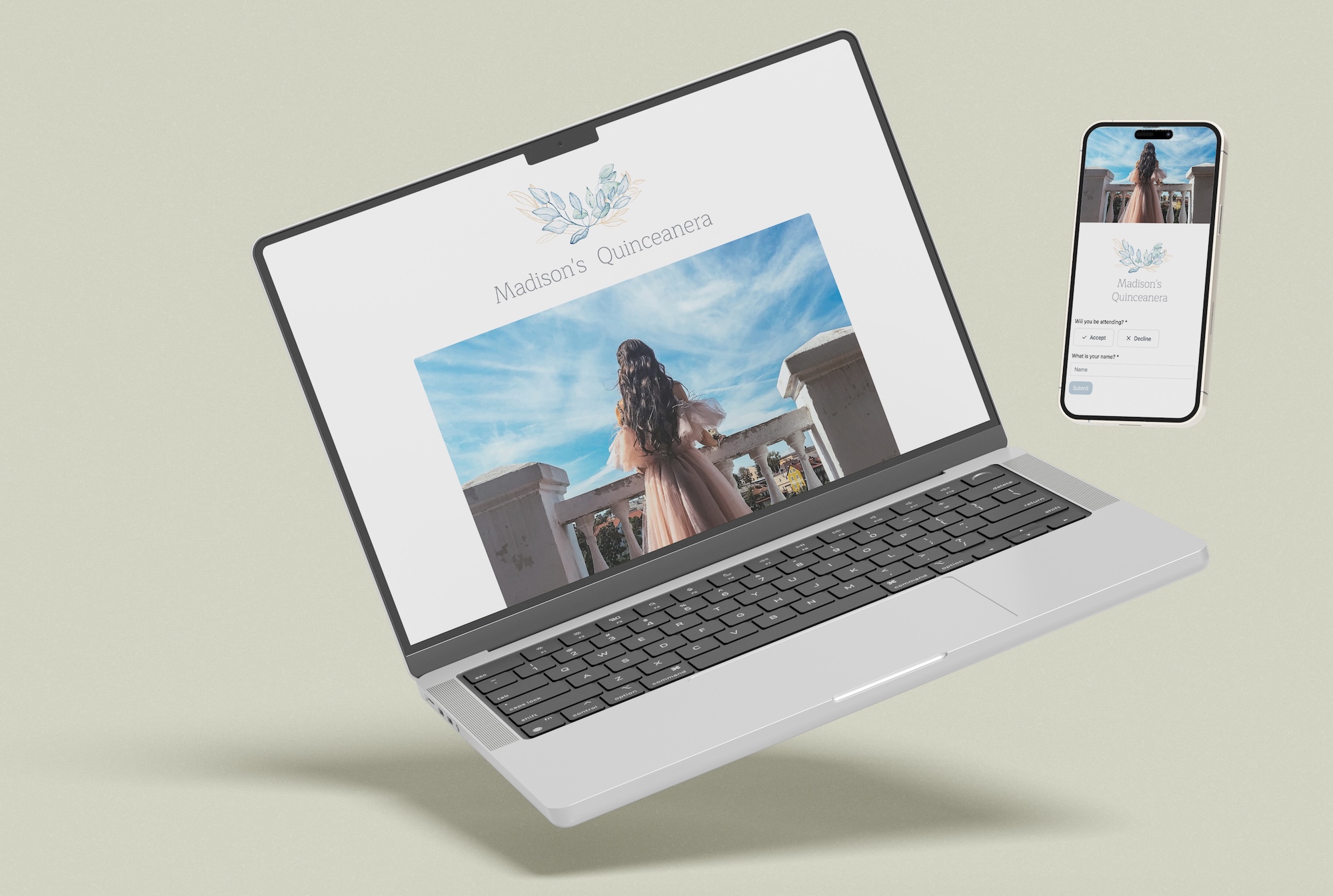 quinceanera rsvp website