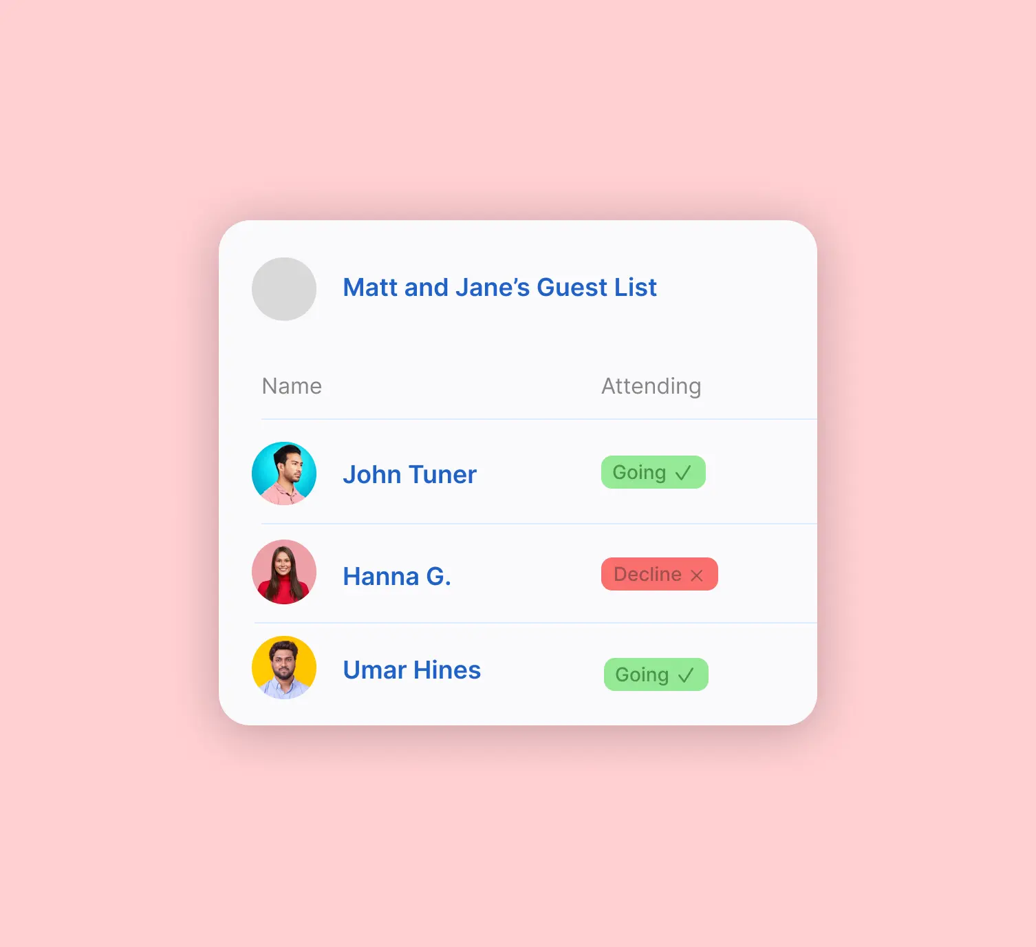 Track Guest Responses