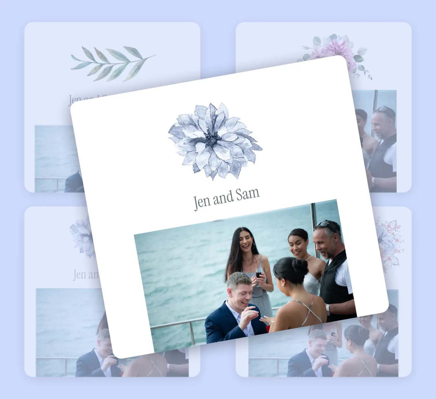 Wedding rsvp theme template.