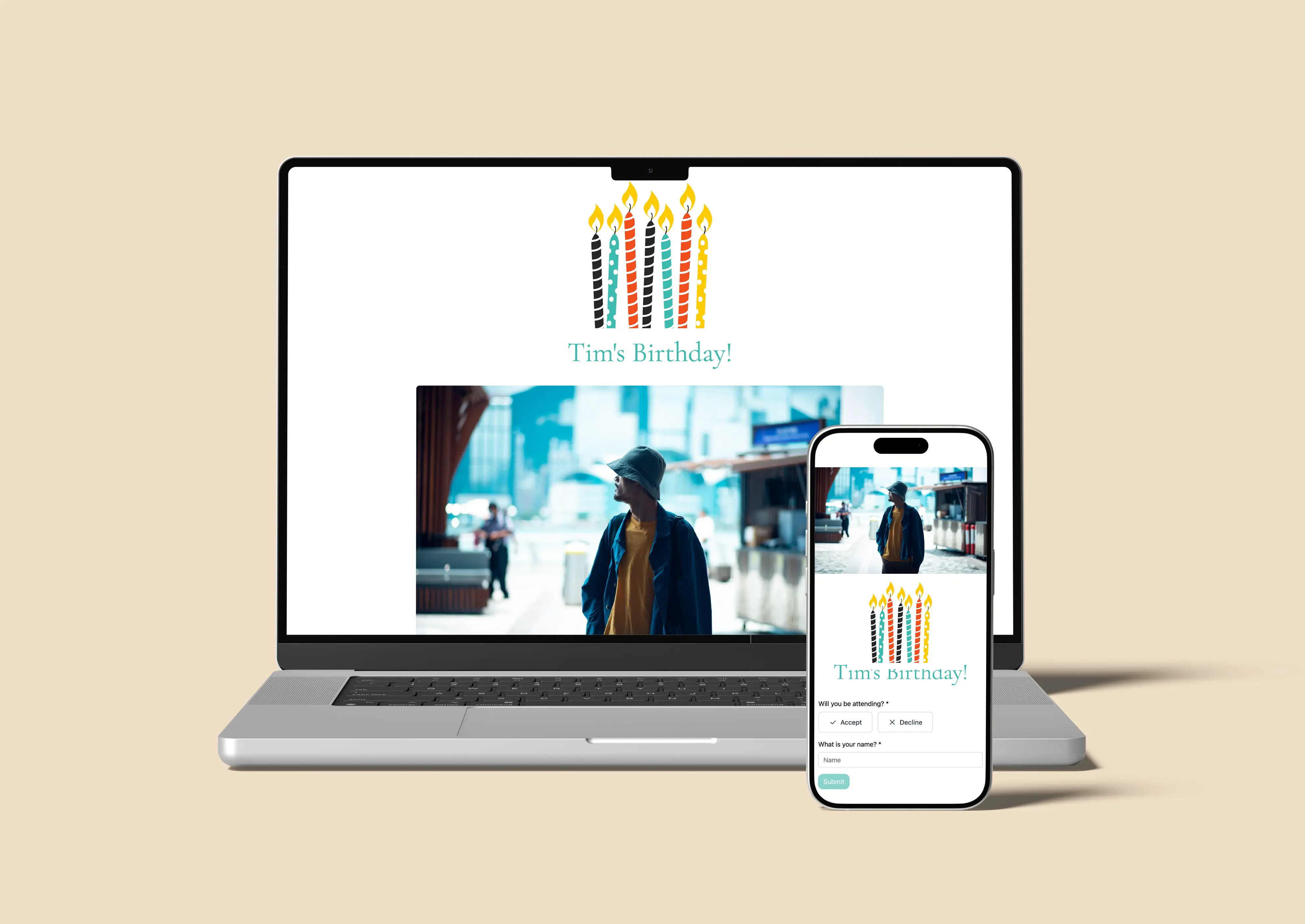 Birthday rsvp website