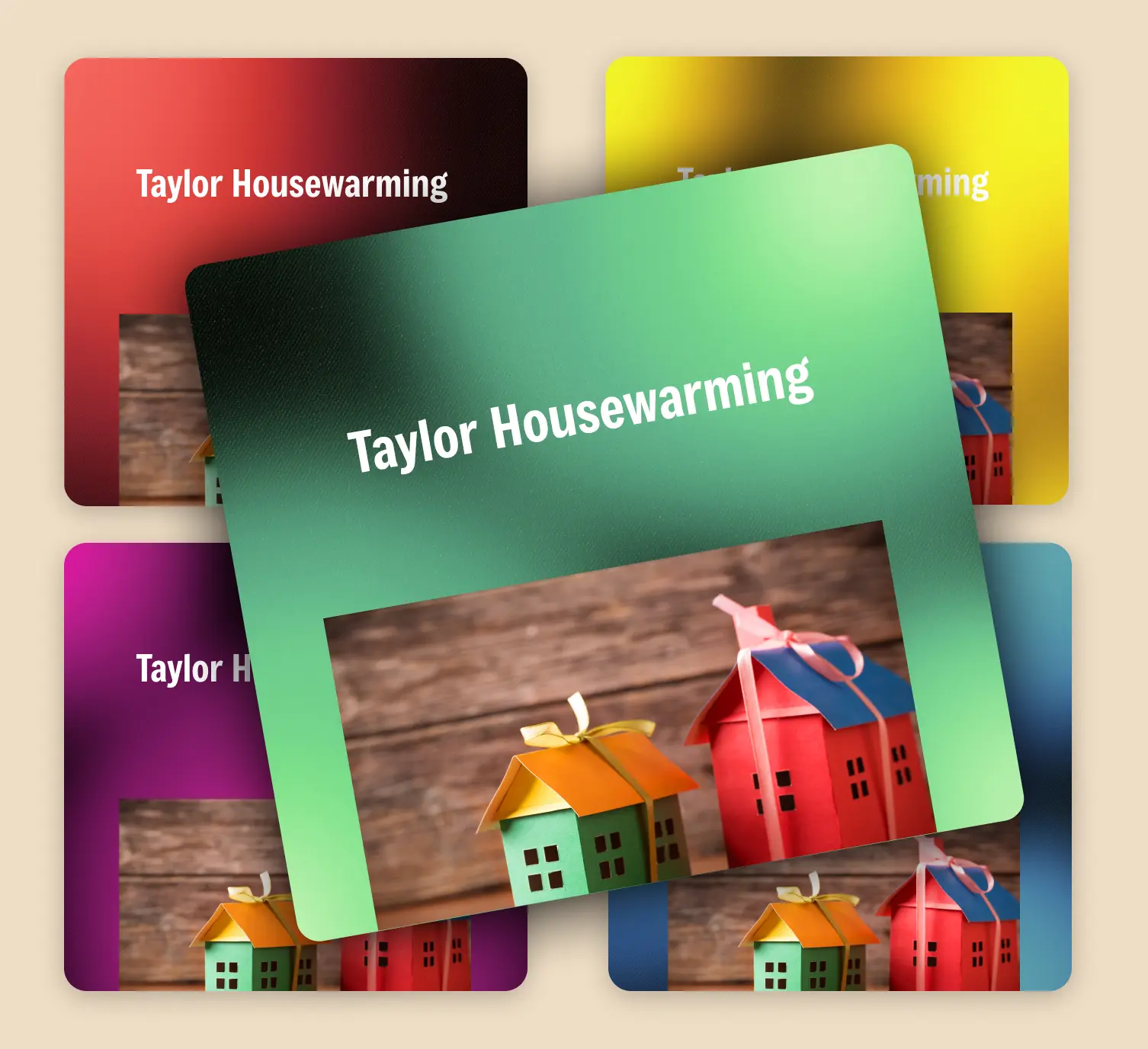 Choose your housewarming rsvp website theme.