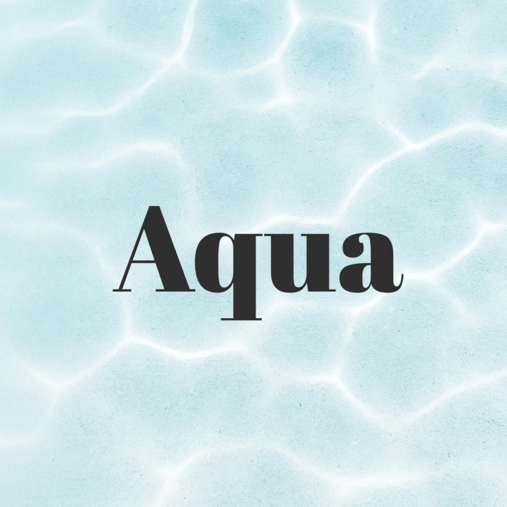 aqua coloured underwater effect RSVP theme