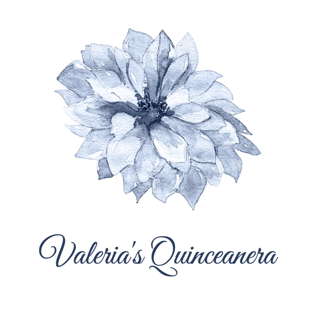 Frosty Flower Wedding  Quinceanera RSVP theme