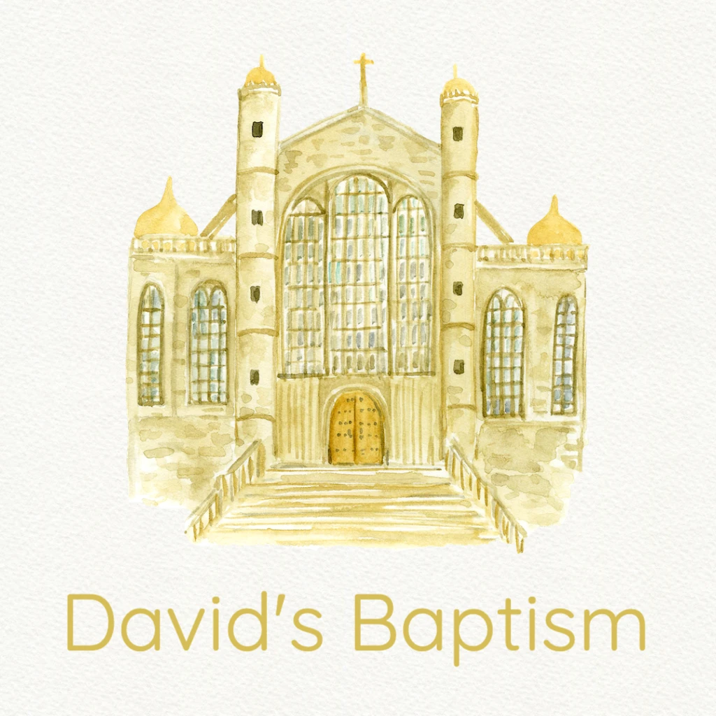 Old Stone Church Baptism RSVP theme