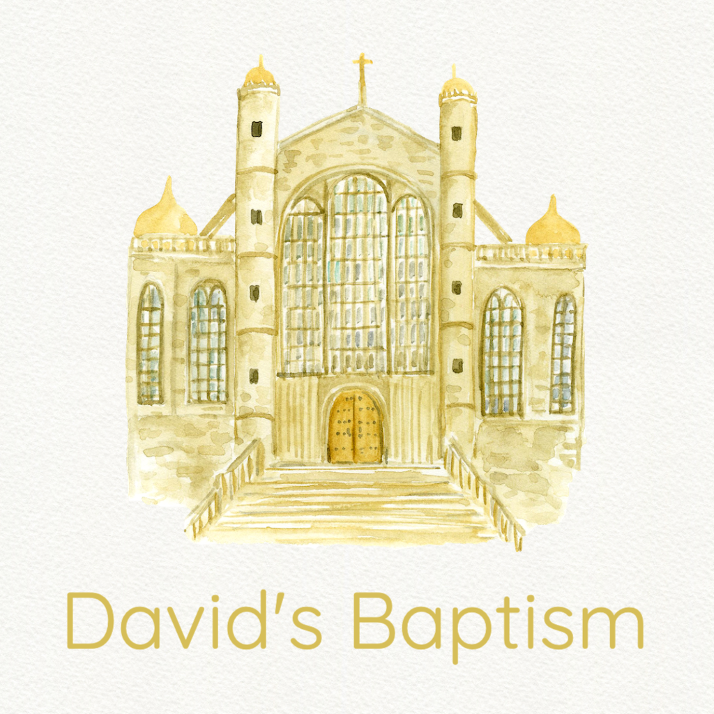 Old Stone Church Baptism RSVP theme