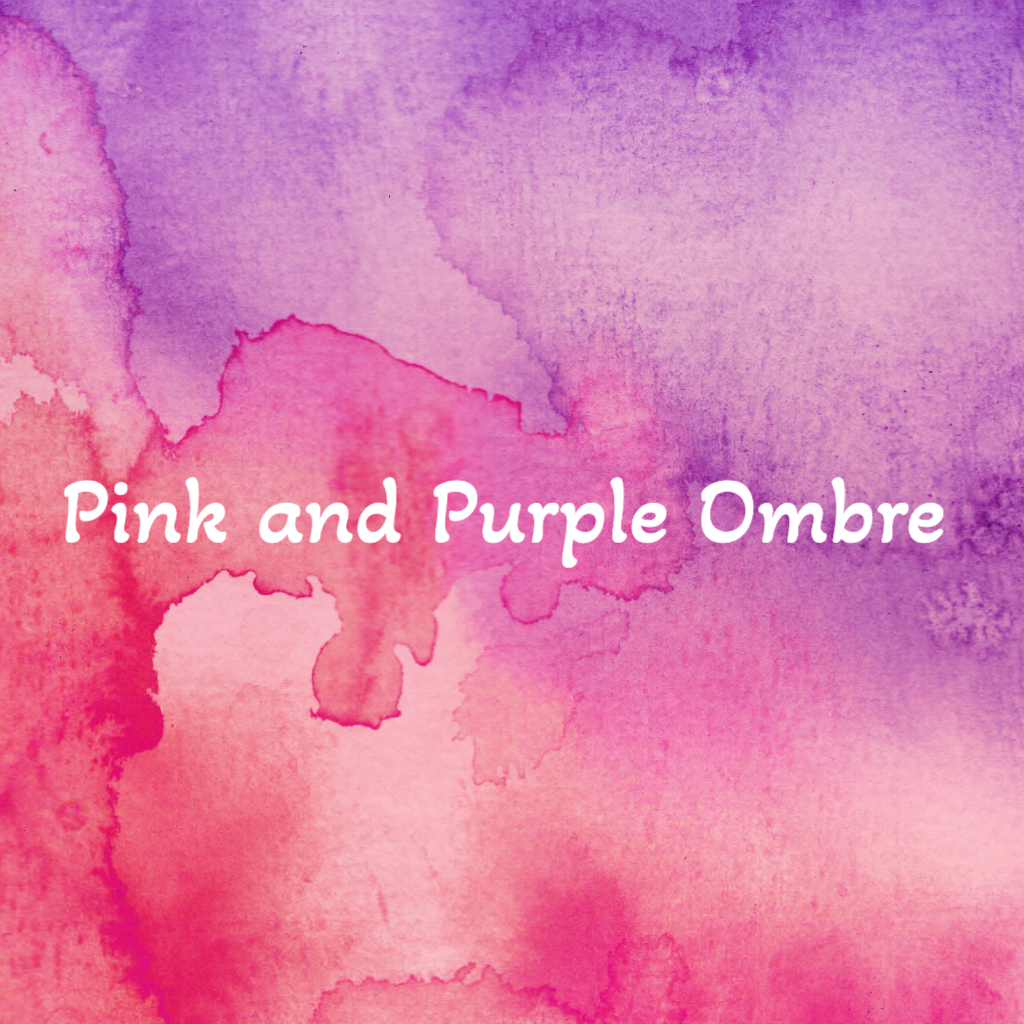 pink and purple ombre background Bachelorette RSVP theme