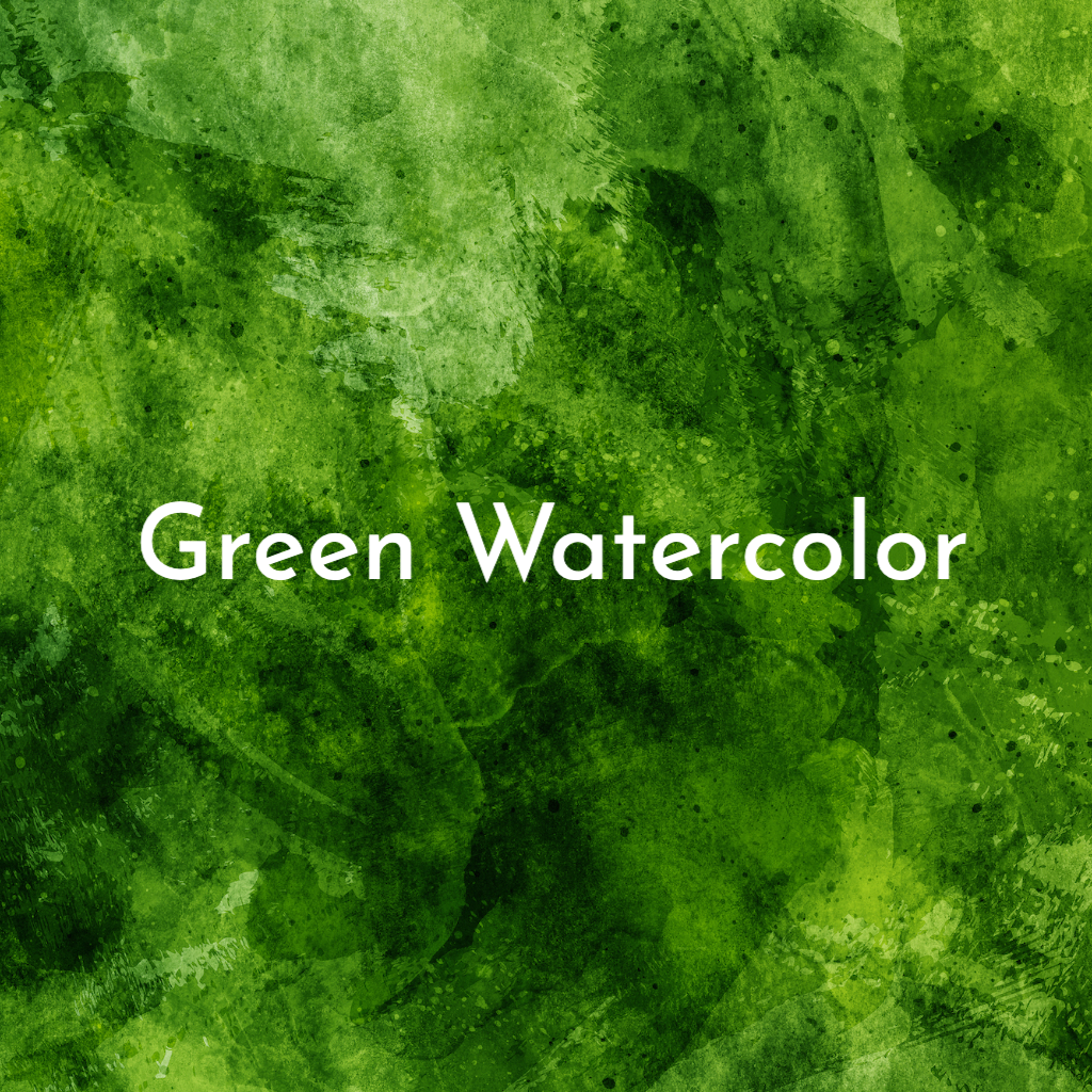 green watercolor background Modern RSVP theme