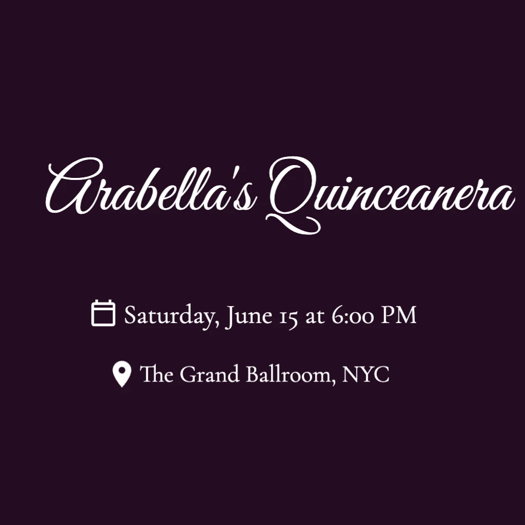 Dark Plum Coloured Background RSVP theme
