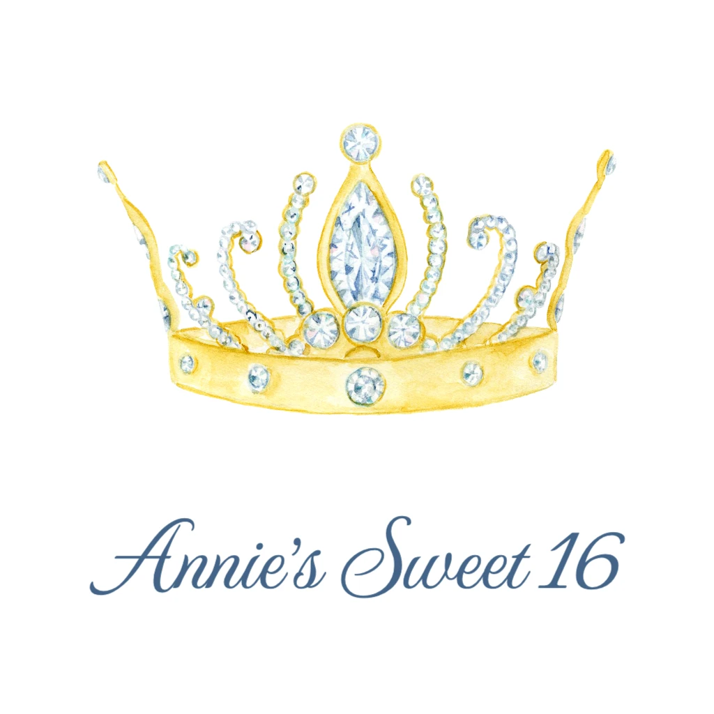 elegant gold tiara with diamonds RSVP theme