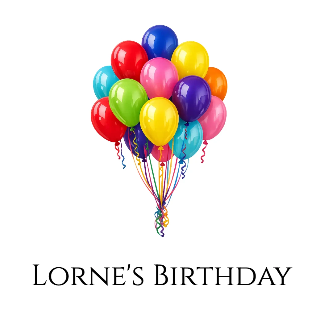 Bunch of colourful balloons